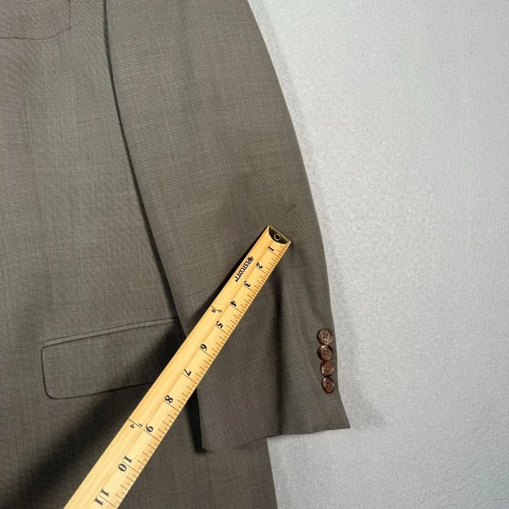 Ralph Lauren Blazer Coat Jacket‎ Mens 46 Brown Dillards Formal Casual Wool Suits